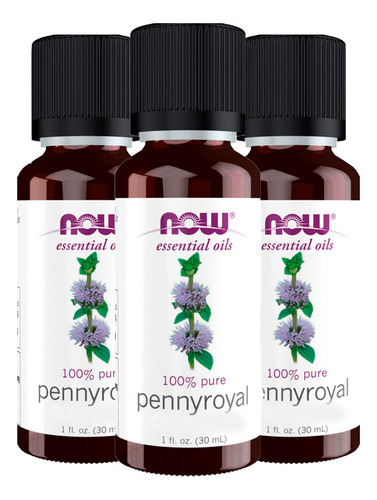 Óleo De Poejo Now Foods Pennyroyal 30ml Importado 3un