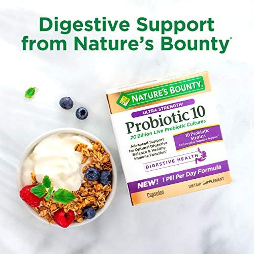 Probiótico Da Natures Bounty, Suplemento Dietético De Entr - Imagem 5