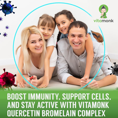 Complexo De Quercetina De Vitamonk - 3 Formas Bioativas De Q - Imagem 6