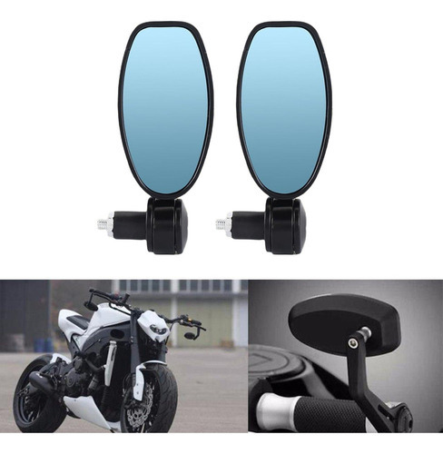 Espelhos Laterais Retrovisores Para Motocicleta De 7/8 Da - Imagem 6