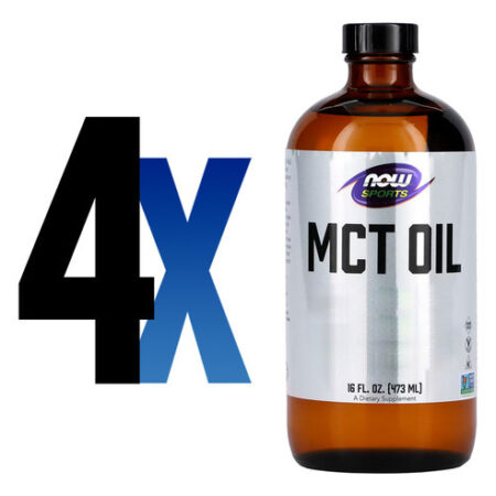 Óleo Mct Líquido Now Foods Sports 473ml Puro Importado 4un - Imagem 2