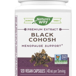 Natures Way Premium Black Cohosh, Suporte À Menopausa Para M