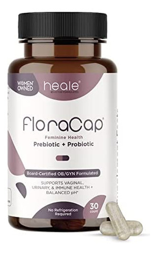 Probióticos Vaginais Floracap Para Mulheres - 30 Cápsulas O