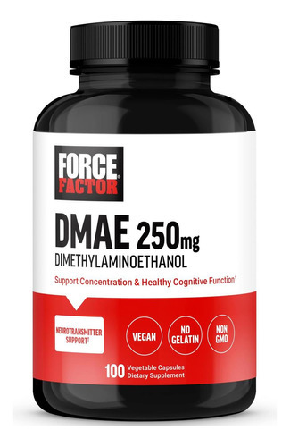 Suplemento Dmae Do Fator De Força Para Concentração, Foco E