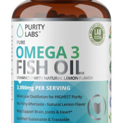 Purity Labs Omega 3 Fish Oil 3000mg - Dha E Epa Suplementos