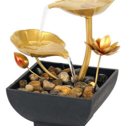 Para Decoração De Escrivaninha Com Fonte Interna Flor