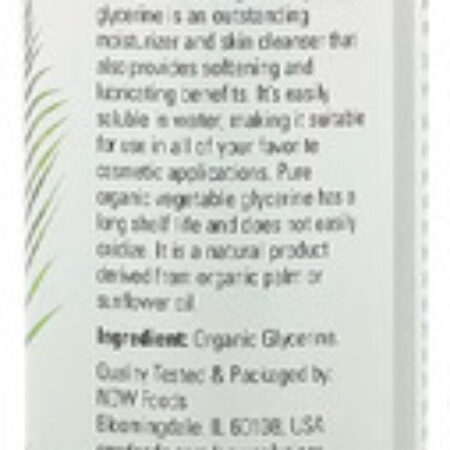 Glicerina Vegetal Orgânica Now Foods 237 Ml Importado - Imagem 3