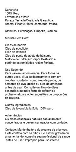 Óleo De Lavanda Espinhoso Now Foods 30ml Importado - Imagem 4