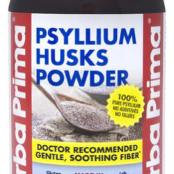 Cascas De Yerba Prima Psyllium Em Pó 12 Onças - Suplemento D