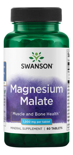 Malato De Magnésio Swanson (150 Miligramas Elementar) 1000 M