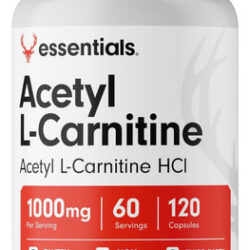 Acetil L-carnitina Reforçada 1000 Mg Por Porção, Apoia Funçõ