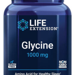 Extensão Da Vida Glicina, 1000 Mg, Aminoácido Que Promove So