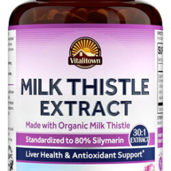 Vitalitown Organic Milk Thistle 600 Mg Extrato De Semente, 3