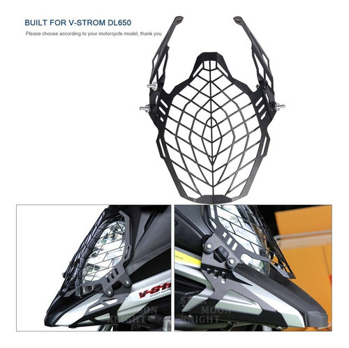 Protetor De Farol V Strom Para V-strom Suzuki 650 Dl650 - Imagem 9