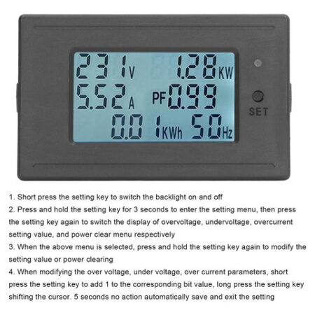 Display Digital Lcd, Corrente De Tensão, Medidor De Energia, - Imagem 7