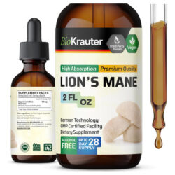 Extrato Líquido De Cogumelo Lions Mane - Tintura Natural P