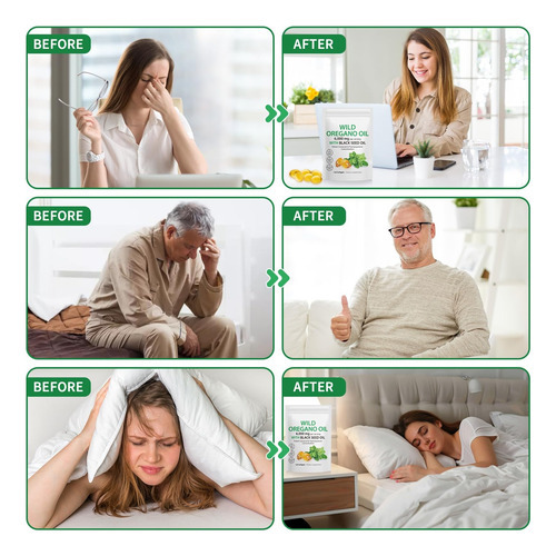 Tooffi Ingredientes Óleo De Cápsulas Softgel De Orégano, Cáp - Imagem 3