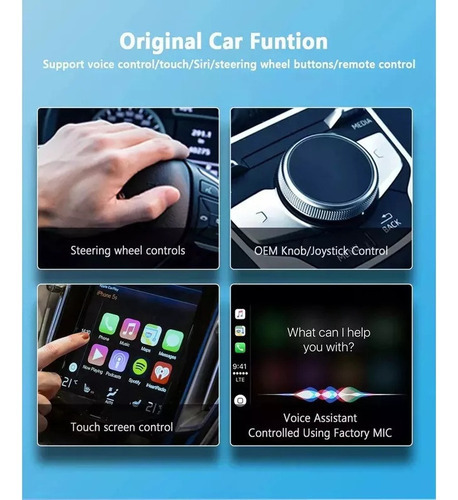- Didu Adaptador Carplay Sem Fio 2 Em 1, Conversor - Imagem 2