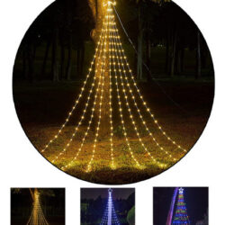 Decorações De Natal, Luzes Led De Estrela De Árvore De Natal