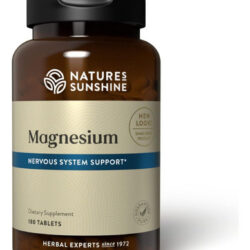 Natures Sunshine Magnésio, 250 Mg, 180 Comprimidos | Apoia O
