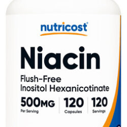Suplemento Nutricost Niacina (sem Rubor) Inositol Hexanicoti
