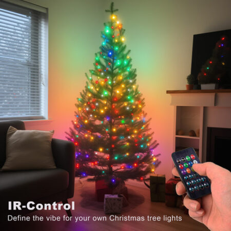 Luz De Corda Inteligente Rgb Ic Diy Led Fairy Lights - Imagem 5