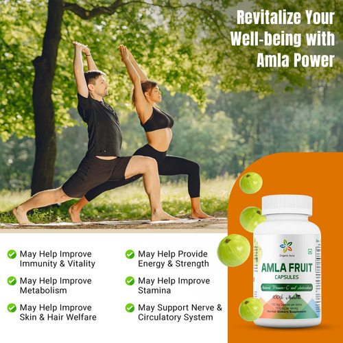 Cápsulas Orgânicas De Aura Amla 1500mg -150 Cápsulas Vegetai - Imagem 5
