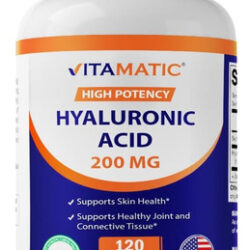 Suplementos De Ácido Hialurônico Vitamatic 200mg - Suporta T