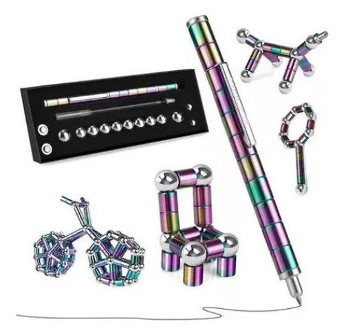 Caneta Magnética Deformável Multifuncional, Brinquedo Para A - Imagem 9