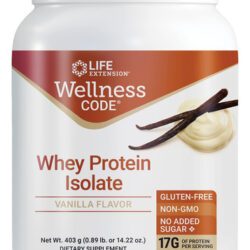 Life Extension Wellness Code Whey Protein Isolado Proteína