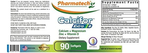 Cálcio, Magnésio, Zinco, Mais Vitamina D3, Suplemento Para - Imagem 3