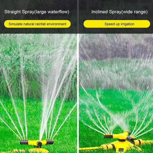 3 Irrigador Jardim Giratório Horta 360 Com 2 Modos Sprinkler - Imagem 5