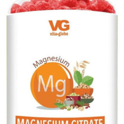 Gomas De Citrato De Magnésio Vitaglobe 300mg - Apoie Ossos,