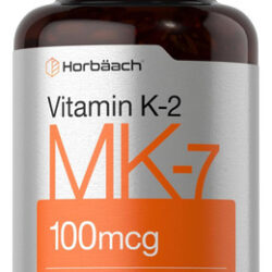 Vitamina K2 Mk7 100mcg | 250 Cápsulas | Suplemento Sem Ogm E