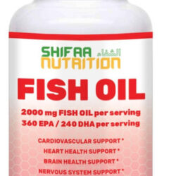 Shifaa Nutrition 2.000 Mg Halal Omega-3 Óleo De Peixe Selvag
