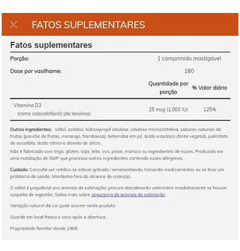 Now Foods, Vitamina D-3, Alta Potência, 1.000 Ui, 180 Cápsul - Imagem 4