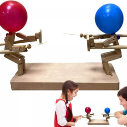 Jogo Interativo De Brinquedo De Batalha De Esgrima De Madeir