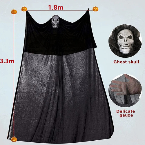 Decorações De Halloween Pendurado Fantasma Assustador Voador - Imagem 2