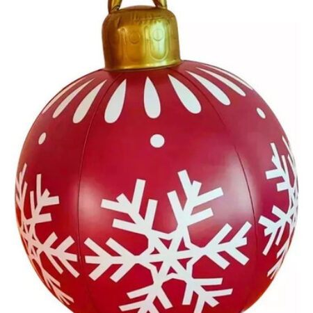 Bola Inflável Do Decoração Do Pvc Do Natal Gigante 80cm - Imagem 14