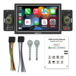 Receptor De Rádio Automotivo Mp5 5 Bt Carplay Android Auto H