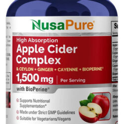 Complexo De Vinagre De Cidra Nusapure - 180 Cápsulas Vegetai