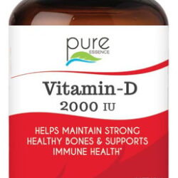 Pure Essence Labs Vitamina D 2.000 Ui - Melhor Suporte Imun