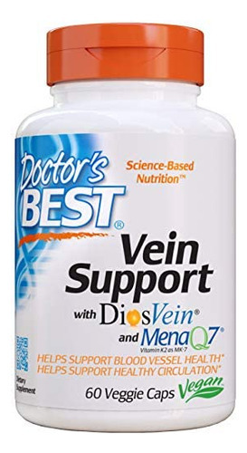 Doctors Best Vein Support Com Diosvein & Menaq7, Circulaçã