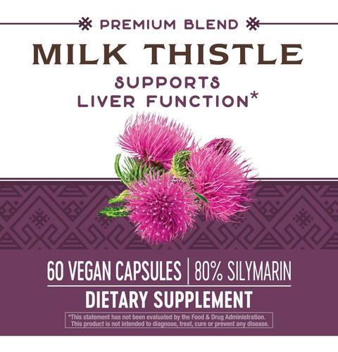 Natures Way Milk Thistle, Apoia A Função Hepática E Vias De - Imagem 9