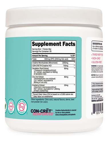 Suplemento Nutricost Creatina Monohidratada Em Pó 150g - Imagem 5