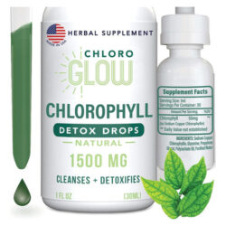 Gotas De Oxigênio De Clorofila Líquida Chloroglow 1500 Mg |