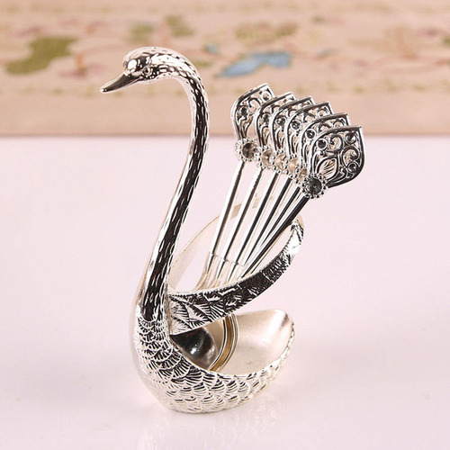 Conjunto De Colheres De Café Para Sobremesas Silver Holder - Imagem 3