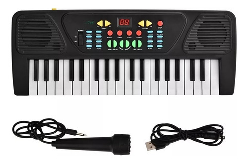 Teclado De Piano Elétrico Usb De 37 Teclas Para Instrumentos - Imagem 5