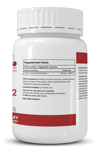 Manjo Nutra Vitamina B-12, Comprimidos Mastigáveis, Sabor Ce - Imagem 5