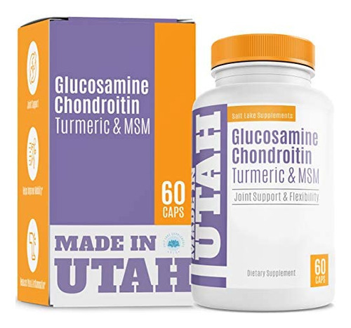 Glucosamina Condroitina Com Suplemento De Cúrcuma E Msm - C